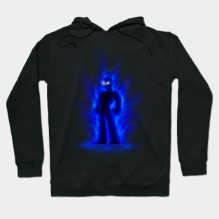 blue flame Hoodie